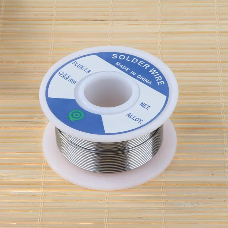 Lead-Free Solder Wire 0.8mm Speaker DIY Material Tin Soldering Wire Roll for Welding 0.5mm 1.0mm 50g Rolled Rosin Core Tin Wire welding shield