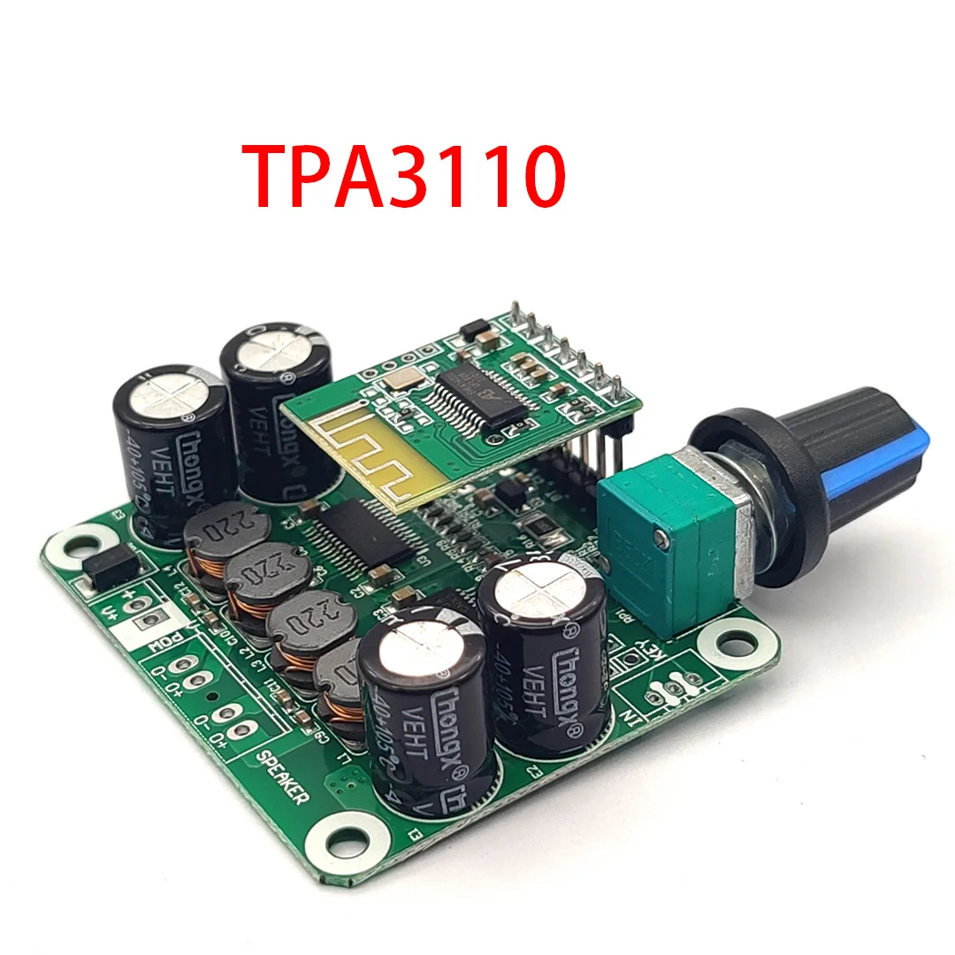 

Новинка! Плата цифрового усилителя мощности TPA3110 D30 Вт стерео Класс D Плата усилителя мощности Bluetooth 5,0 Плата усилителя