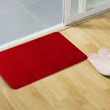 Прямоугольный домашний коврик мягкий напольный коврик для двери из поролона кораллового цвета нескользящий коврик для ванной комнаты коврик для кухни для чистки ковров, для дома Декор