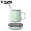 DMWD Portable Electric Hot Plate Baby Milk Warmer Tea Coffee Water Heater Heating Cup Pad Thermostat Coaster For Office 220V 2
