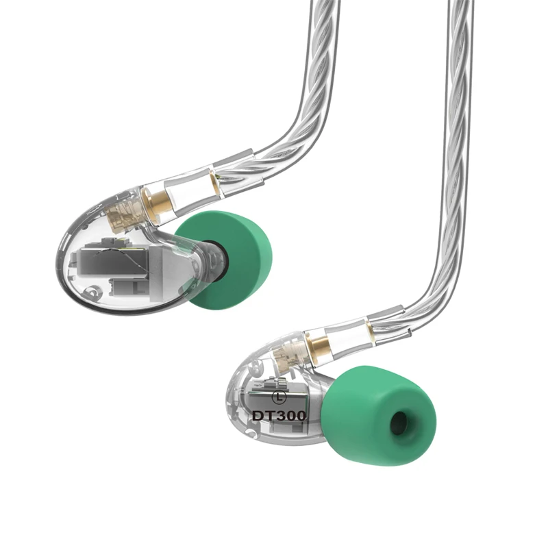 

NICEHCK DT300 3BA Fever HIFI Balance Armatured 3 Sound Magic in ear Earphone Noiseless with Detachable MMCX Cable for audiophile