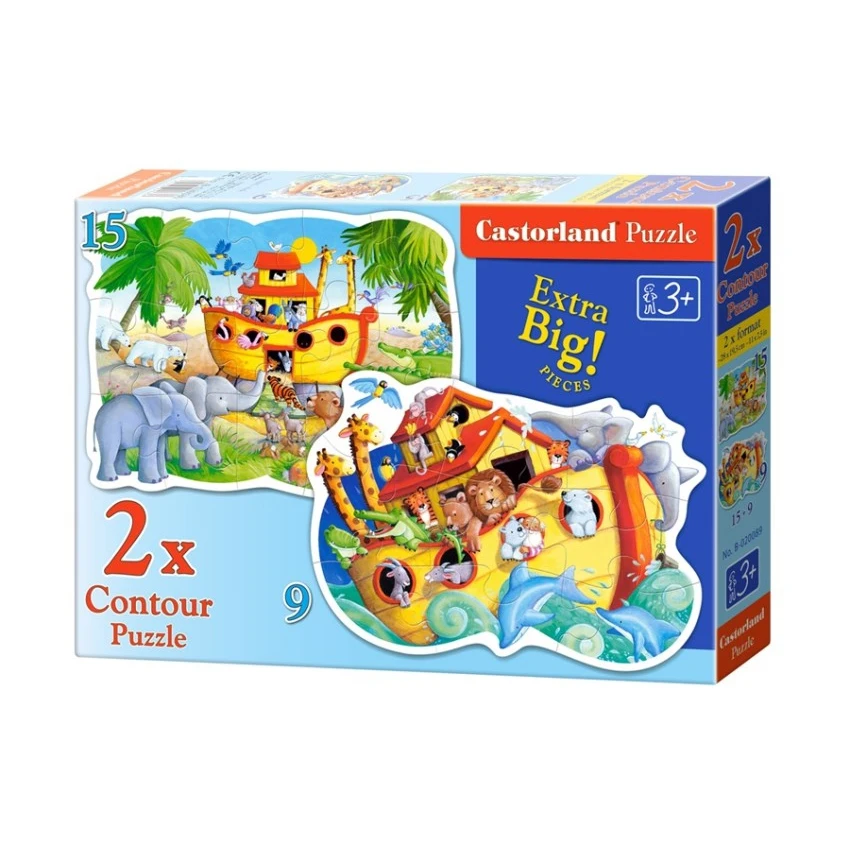 Puzzle &quotNoah's Ark&quot 9 and 15 elements Gifts Hobbies Baby Kids Birthday Toys for children Puzzles Games | Игрушки и хобби