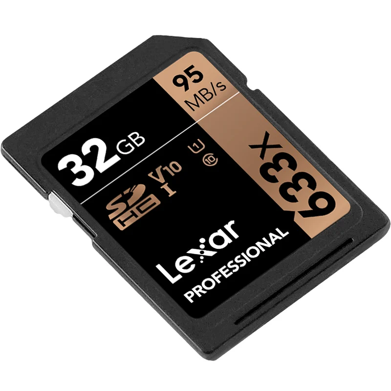 Скидка 50%! Lexar 95 м/с 256 ГБ 512 ГБ профессиональная SD SDXC карта U3 64G 32G 16G SDHC C10 633X карта памяти для цифровой SLR/HD камеры