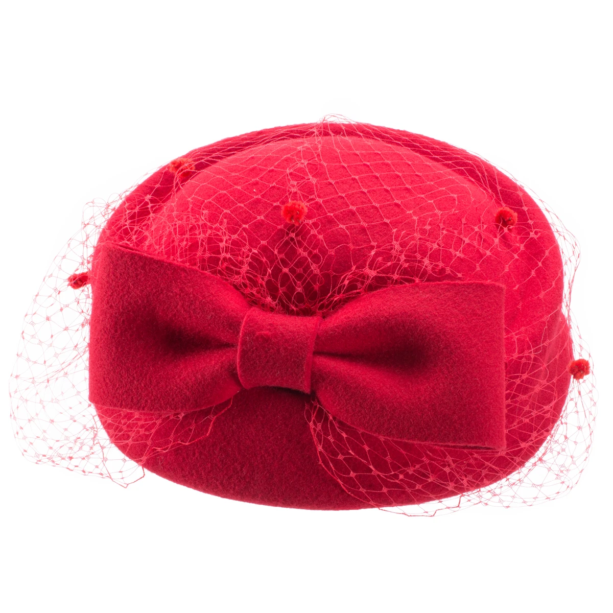 Topi Wanita Musim Dingin Pillbox Topi 