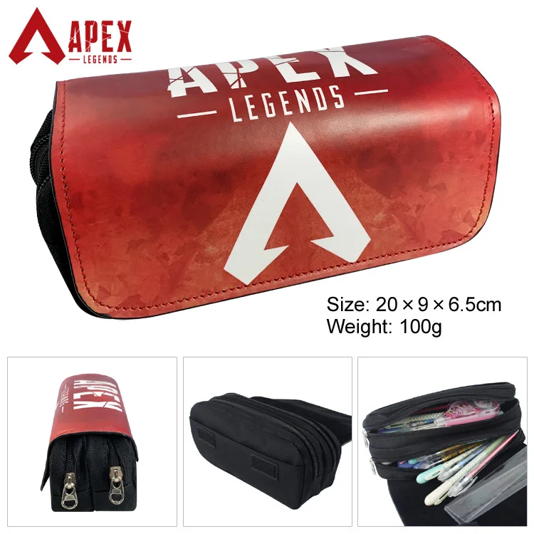 12 Тканевый чехол для карандашей с изображением игры Apex legends, женские сумки для макияжа, косметички, портативные канцелярские принадлежности на молнии, сумки - Цвет: 12