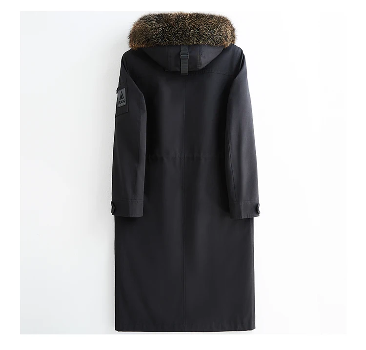 Зимняя высококачественная куртка из натурального меха coa, Мужская парка, ветровка, Мужское пальто, мужская куртка, зимняя куртка для мужчин
