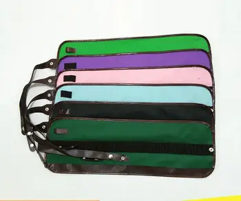 

50pcs/lot 36/48 holes Canvas Roll Pouch Makeup Comestic Brush Pen Storage Pencil Bag School Pencil Case Escolar Art Supplies