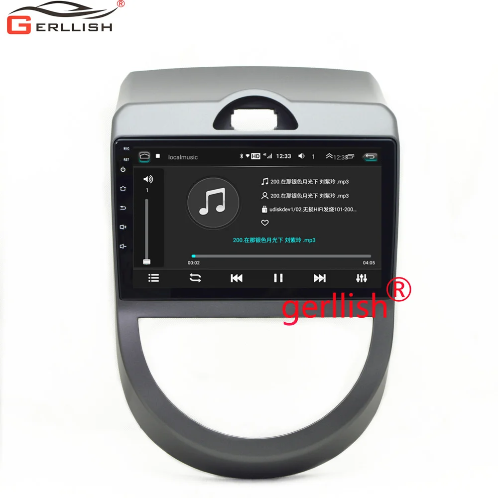 Мультимедийный android 8,1 Автомагнитола стерео gps-навигация, dvd-плеер для KIA Soul 2009 2010 2011