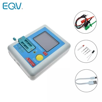 

LCR-T7 New Transistor Tester TFT Diode Triode Capacitance Meter LCR ESR meter NPN PNP MOSFET IR Multifunction tester multimeter