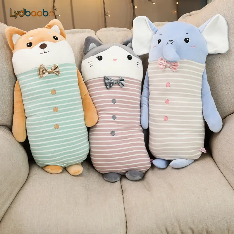 

65cm Appease Animal Elphant Corgi Cat Stuffed Soft Pillow Kids Kawaii Super Quality Plush Dolls Kids Gifts Christmas Present