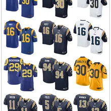 Stitiched,Los Angel Aaron Donald Todd Gurley Jared Goff Eric Tavon Austin Kurt Warner For YOUTH KIDS Jersey