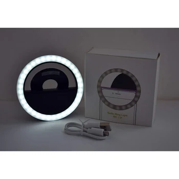 

Selfie Flash Ring Light 36 LED Portable Universal Cellphone Selfie Lamp Luminous Ring Clip Phone Light Night Video Light