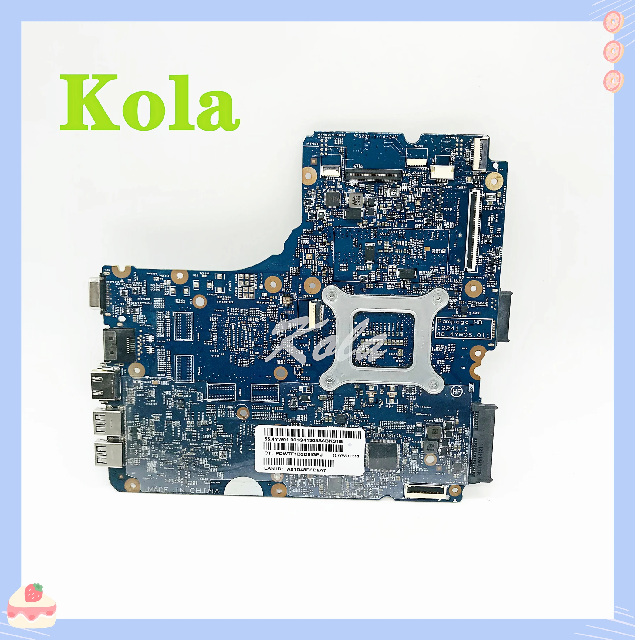 Nuevo 734085-601 para HP Probook 450 G1 440 G1 470 G1 placa base de computadora portátil HM87 12241-1 48.4YW04! 011 734086-601, 734085-001 Tablero Principal - Imagen 2