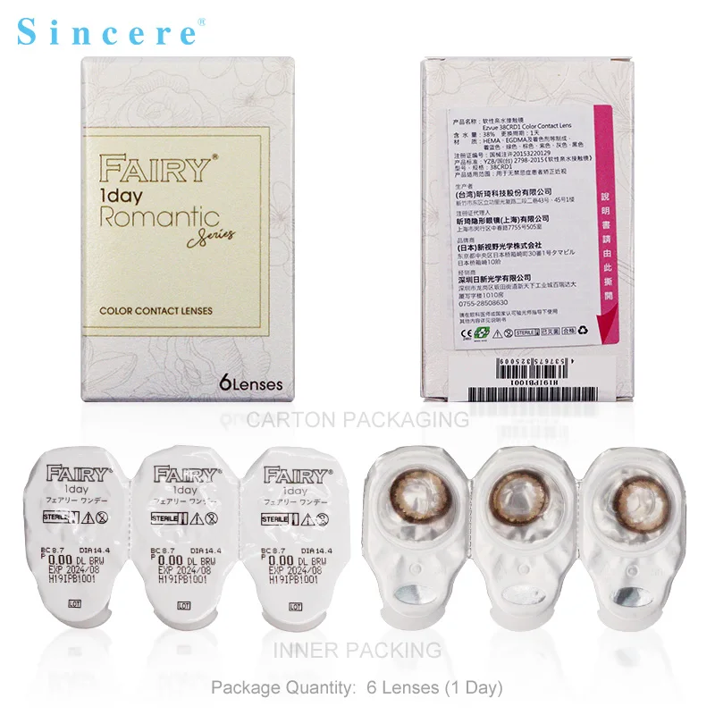 Colored Contacts Contact Lenses for eyes 6lenses Day throw Freeshipping