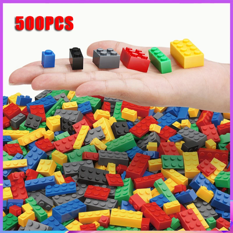 

500pcs Constructor Bulk Building Blocks Creator Friends DIY Model Small Brick Educational A Toy for Children Hobbies Brinquedo