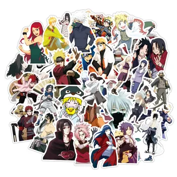 

100Pcs/lot Sticker Japan Anime Naruto stickers Cartoon For Snowboard Laptop Luggage Fridge Car- Styling Vinyl Decal Stickers
