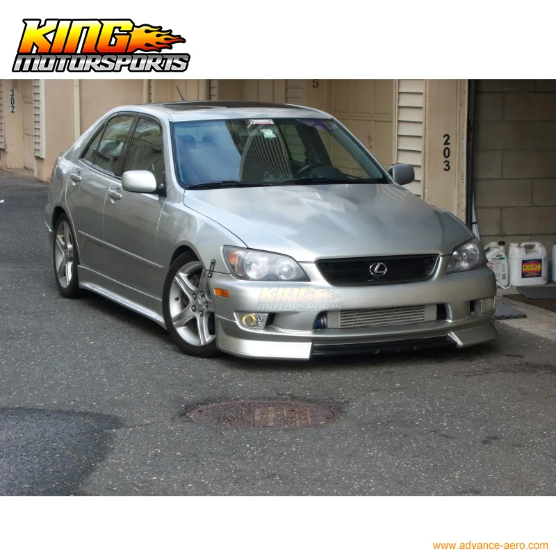 For 01-05 Lexus IS300 AMS Style Front Bumper Lip Spoiler Body Kit