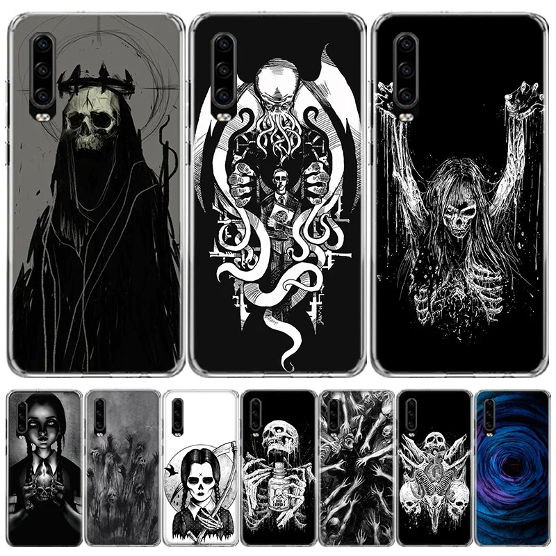 Devil Satan Phone Case For Huawei Mate 30 20 10 P40 P30 P20 P10 Pro Lite P Smart Z Plus 2019 2018 Cover Coque