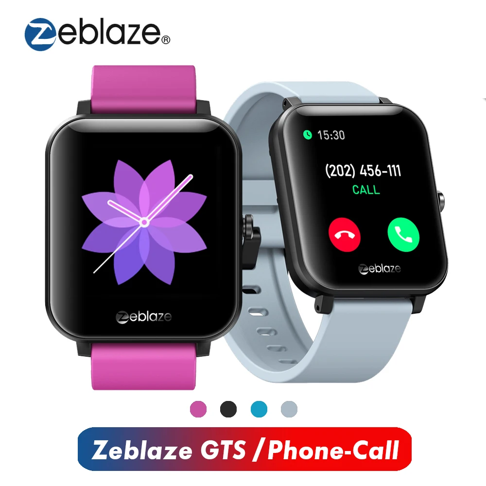 2021 New Zeblaze GTS Smart Watch Men Bluetooth Call IP67 Waterproof 1.54in IPS Touch Screen Heart Rate DIY Watchface Smartwatch |