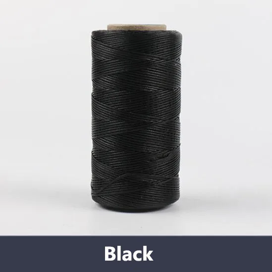 Black 0,8 мм, 260 метров/рулон, обтекаемый вощеный хлопковый шнур, нить для изготовления ювелирных изделий, бисер, Проволочная веревка для браслета/ожерелья, фурнитура - Цвет: Black