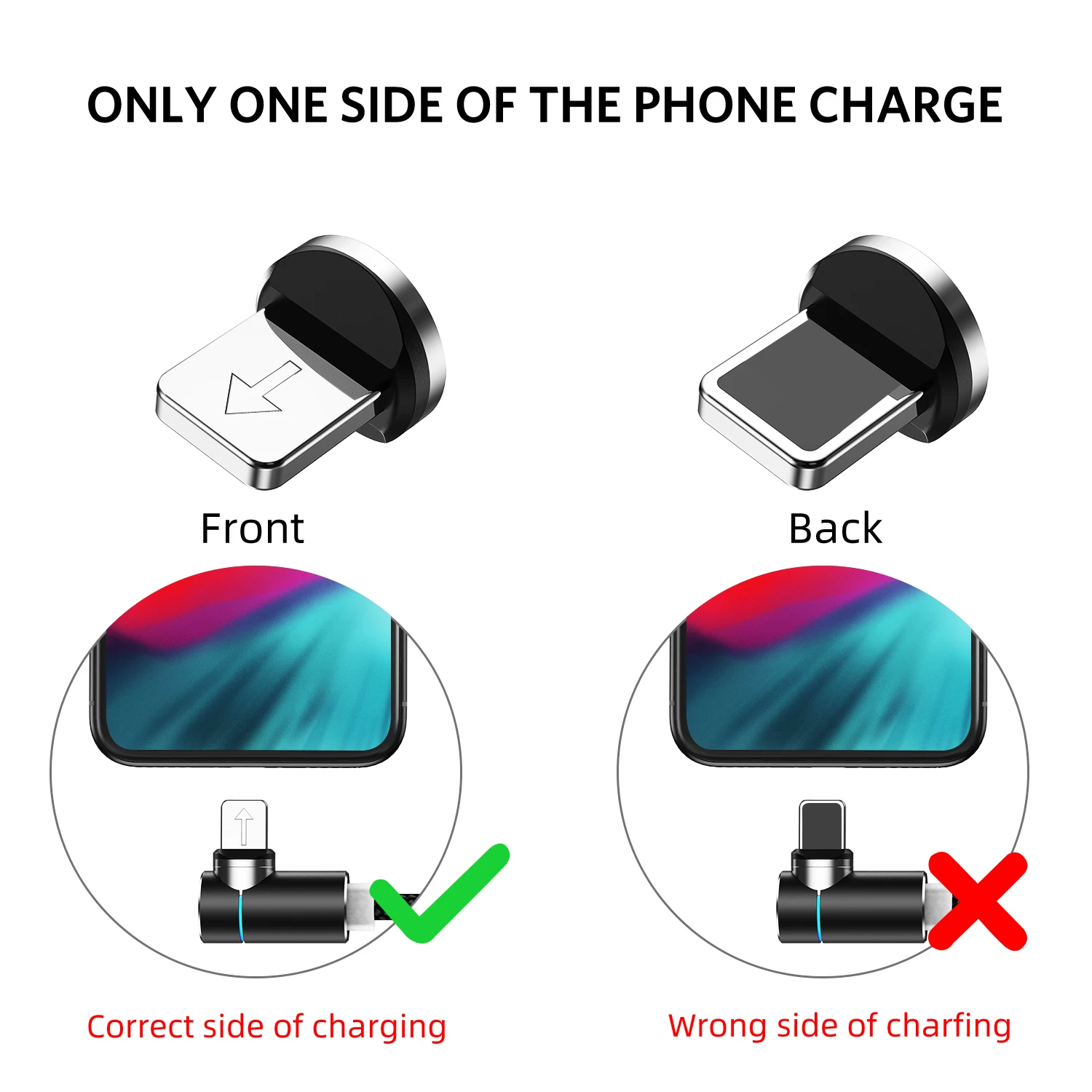 Магнитный USB кабель USLION для Samsung S9 магнитный быстрой зарядки и передачи данных Тип