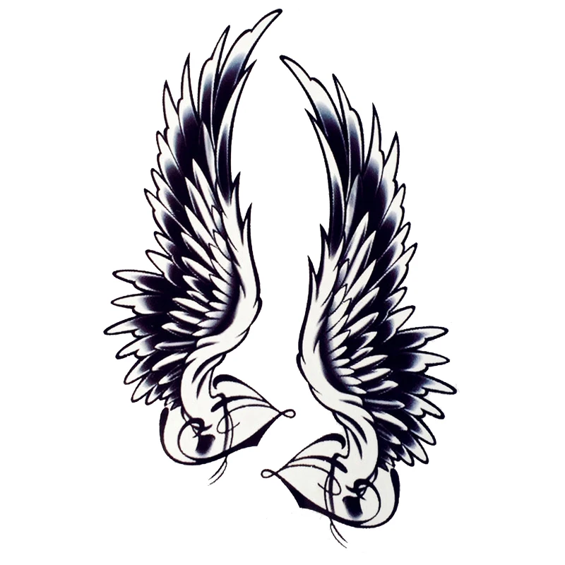 Водостойкая черная тату наклейка на плечи для женщин и мужчин|stickers for men|tattoo
