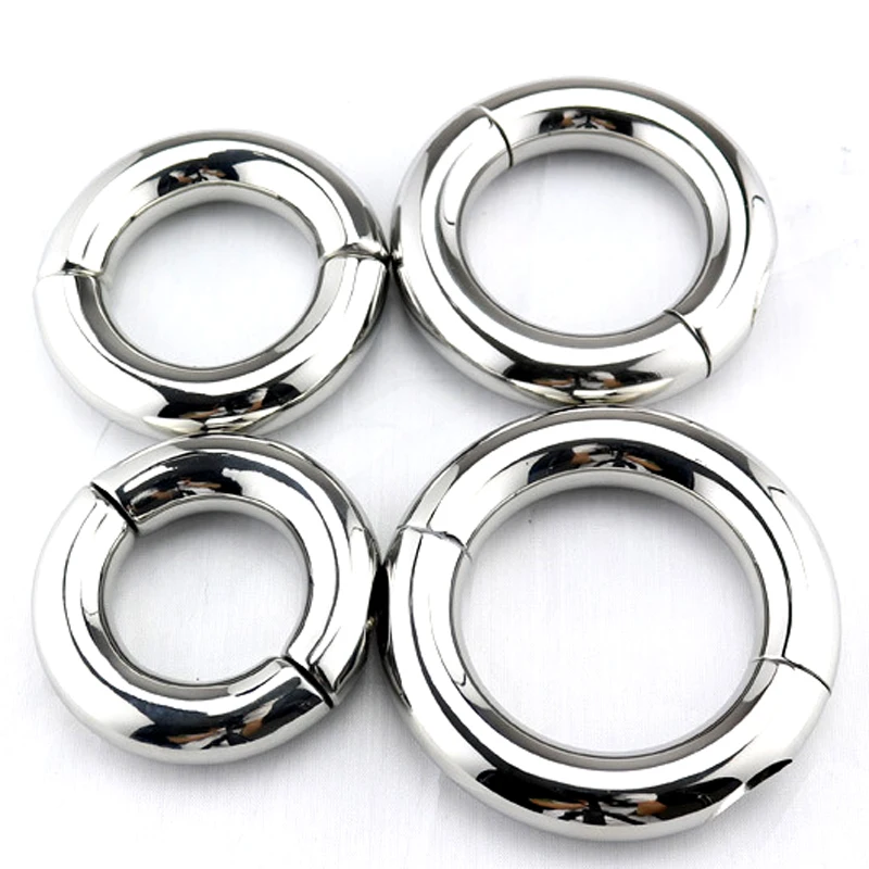 Кольцо на пенис из нержавеющей стали растягивающее мужское секс игрушки для