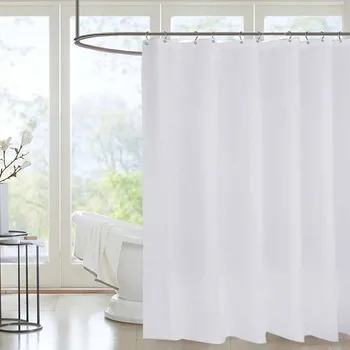 

Solid Color Blackout Shower Curtains 180x180cm Large Size Polyester Waterproof For Bathroom Bathtub Wet Dry Separation Hot Sale