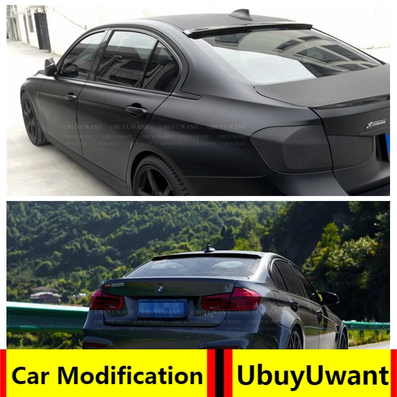Для BMW F30 3 серии 2013 2014 2015 2016 2017 2018 ABS праймер задний спойлер на крышу Багажник крыло