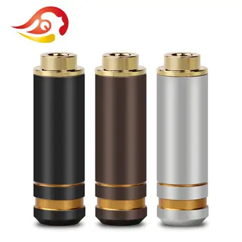 

QYFANG 4.4mm 4 Pole 3 Contact Balanced Stereo Earphone Female Jack Audio Plug Headset Metal Adapter DIY Upgraded Wire Connector