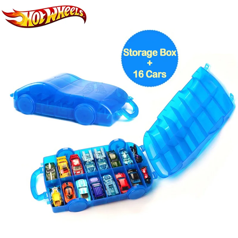 Ящик для хранения модели автомобиля Hot Wheels вмещает 16 штук Hotwheels автомобили