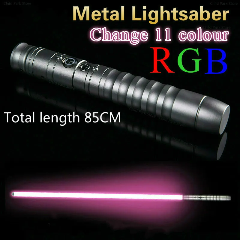 

2020 New 85cm Child Lightsaber Cosplay Change 11 Colour Luke Light Saber Jedi Sith Laser Force Fx Heavy Dueling Loud Sound