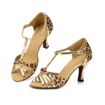 

Women's Tango/Ballroom/Latin Dance Dancing Shoes Hot Selling Heeled Salsa Professional Dancing Shoes For Girls Ladies 7.5cm