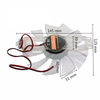 DC 12V 0.35A/0.32A Brushless Fan 11 Leaves Plastic Transparent Color Chicken Incubator Accessories Cooling Fan 2
