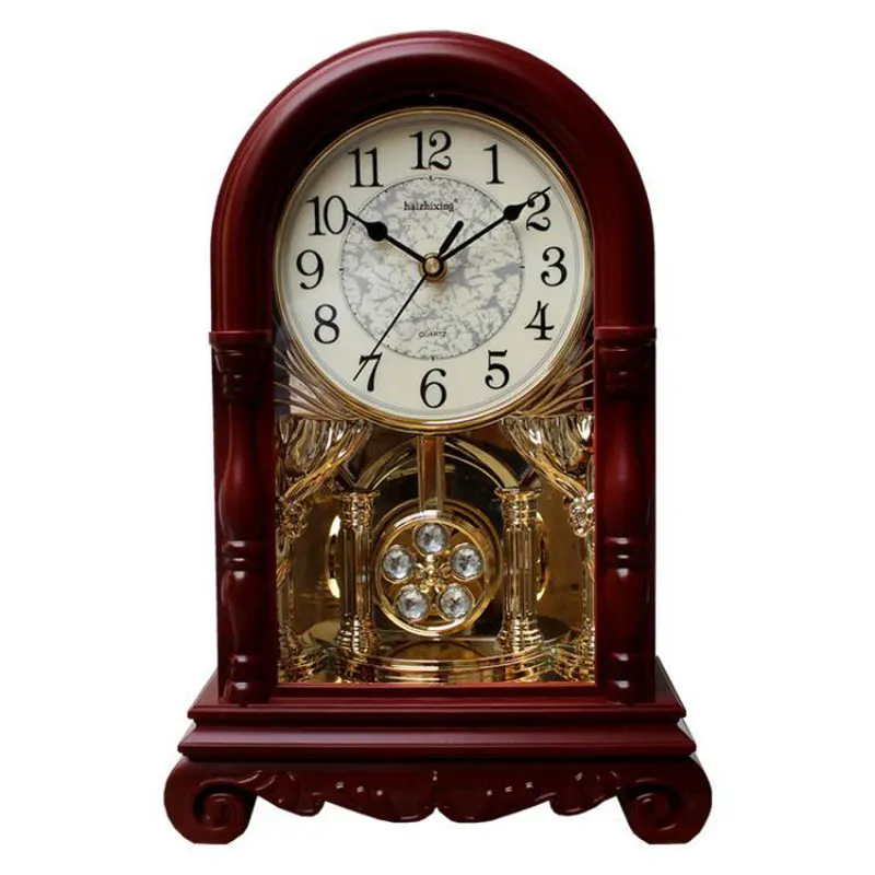 

Retro Pendulum Wall Clock Luxury Large Desk Living Room Vintage Pendulum Wall Clocks Wood Orologio A Pendolo Da Parete Ornaments