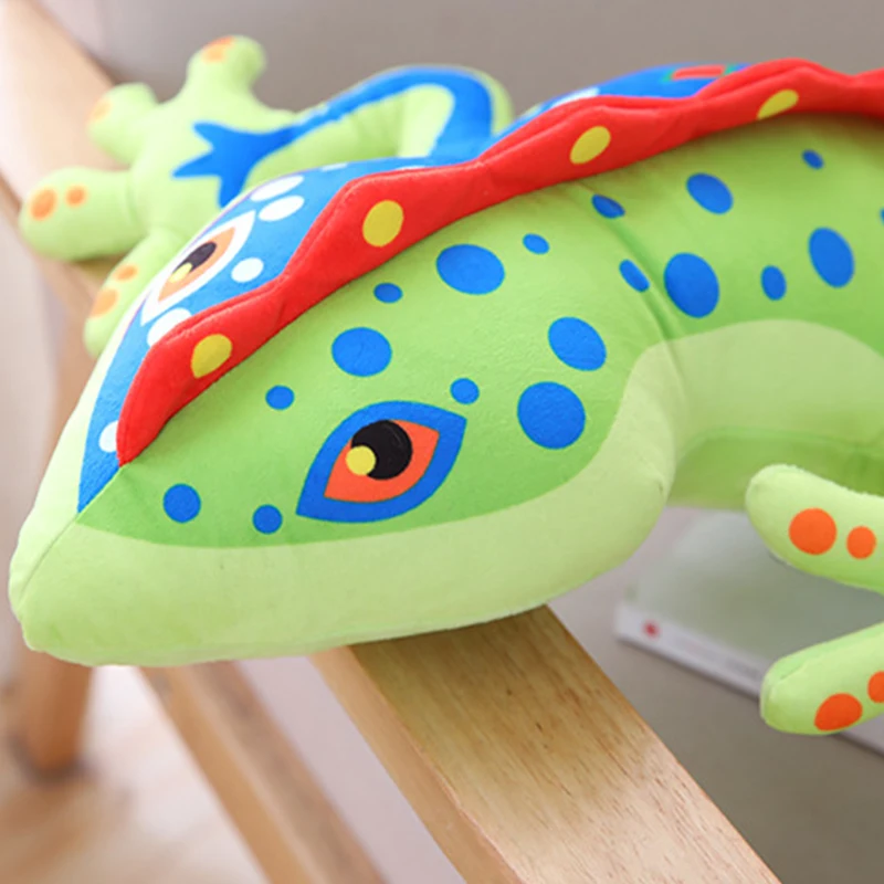3D Gecko плюшевые игрушки мягкие заполненные плюшевые животные Хамелеон ящерица кукла подушка ребенок мальчик девочка подарок WJ302