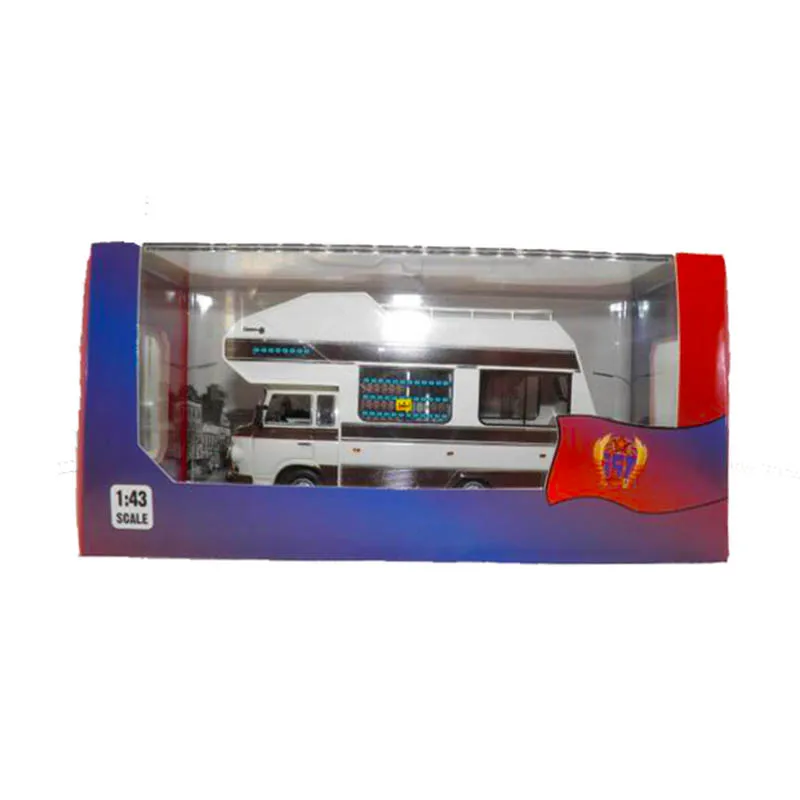 1:43 1973 г. Бывший СССР BARKAS B100" WOHNMOBIL" RV станция вагон модель автомобиля коллекция автомобиля Металл произведение искусства дорожная игрушка