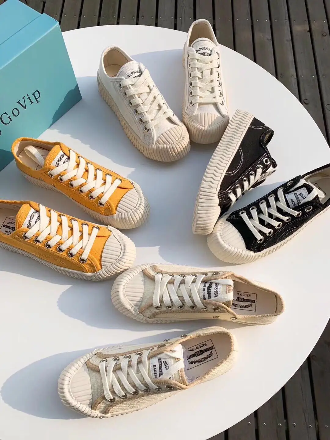 

WOMEN'S Shoes 2019 South Korea Canvas Shoes WOMEN'S Casual Shoes WOMEN'S Shoes Women's Cloth Shoes Flat Top Shoes White Shoes Bi