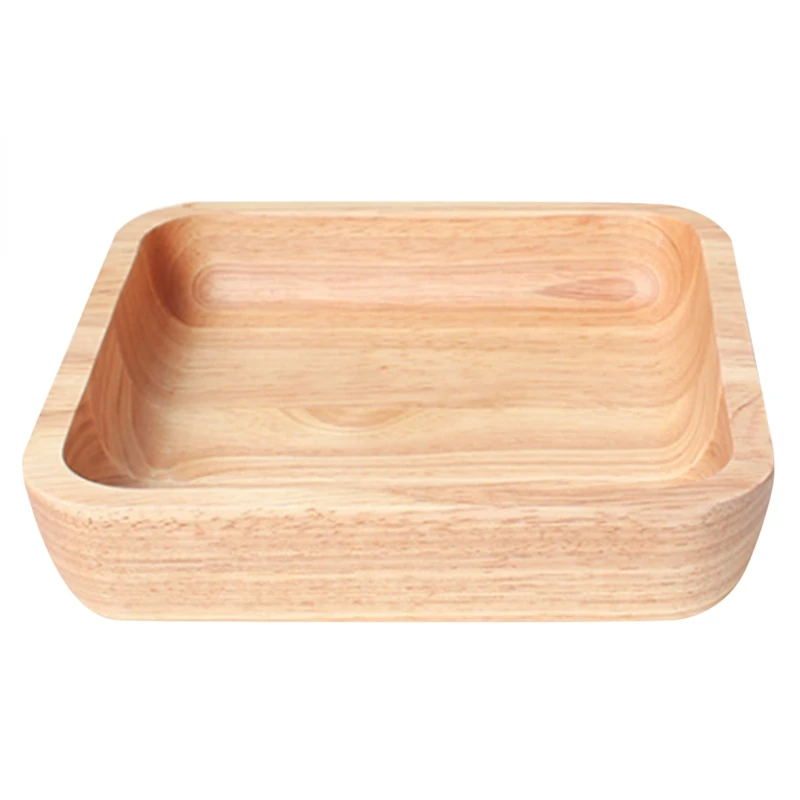 Square Wooden Bowl