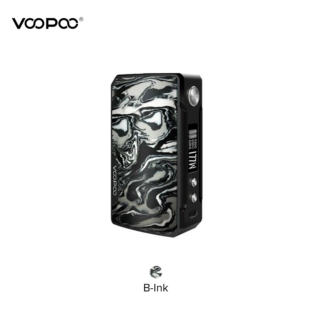 B-Ink VOOPOO DRAG 2 мод 177 Вт полимерная коробка мод Питание от двойной батареи 18650 Voopoo мод электронная сигарета против Drag Nano X217 - Цвет: B-Ink