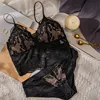 French Sexy Lace Push Up Bra Set Women's Wire Free Underwear Ultra thin Triangle Cup Bras Romantic Black Embroidery Bralette ► Photo 1/6