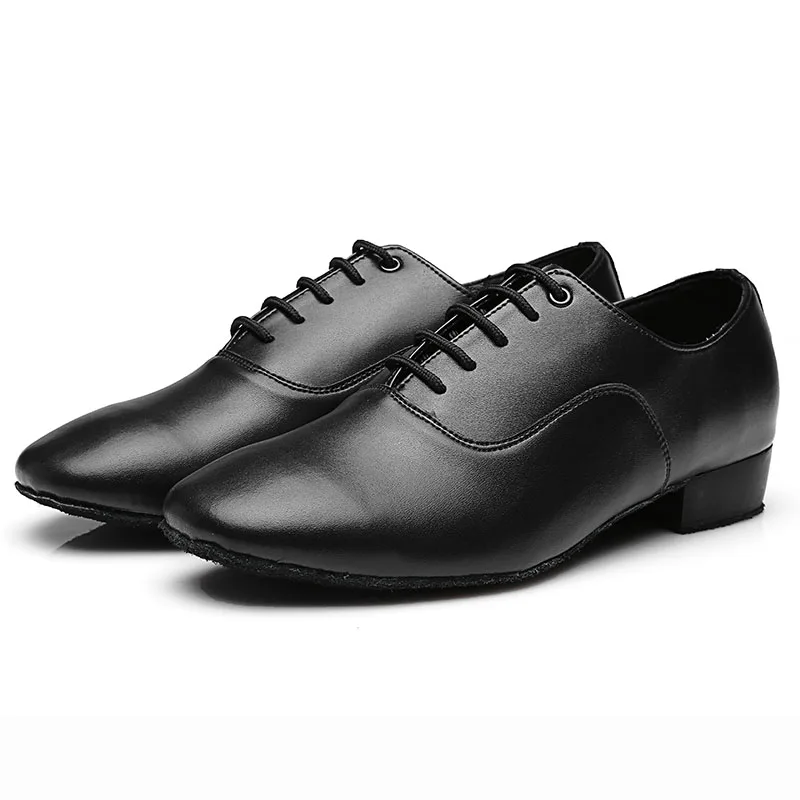black02 USHINE черно-белая pu искусственная кожа Сальса; бальные танцы; Танго; Zapatos De Baile Latino Mujer Латинская танцевальная обувь мужской, большого размера - Цвет: black02