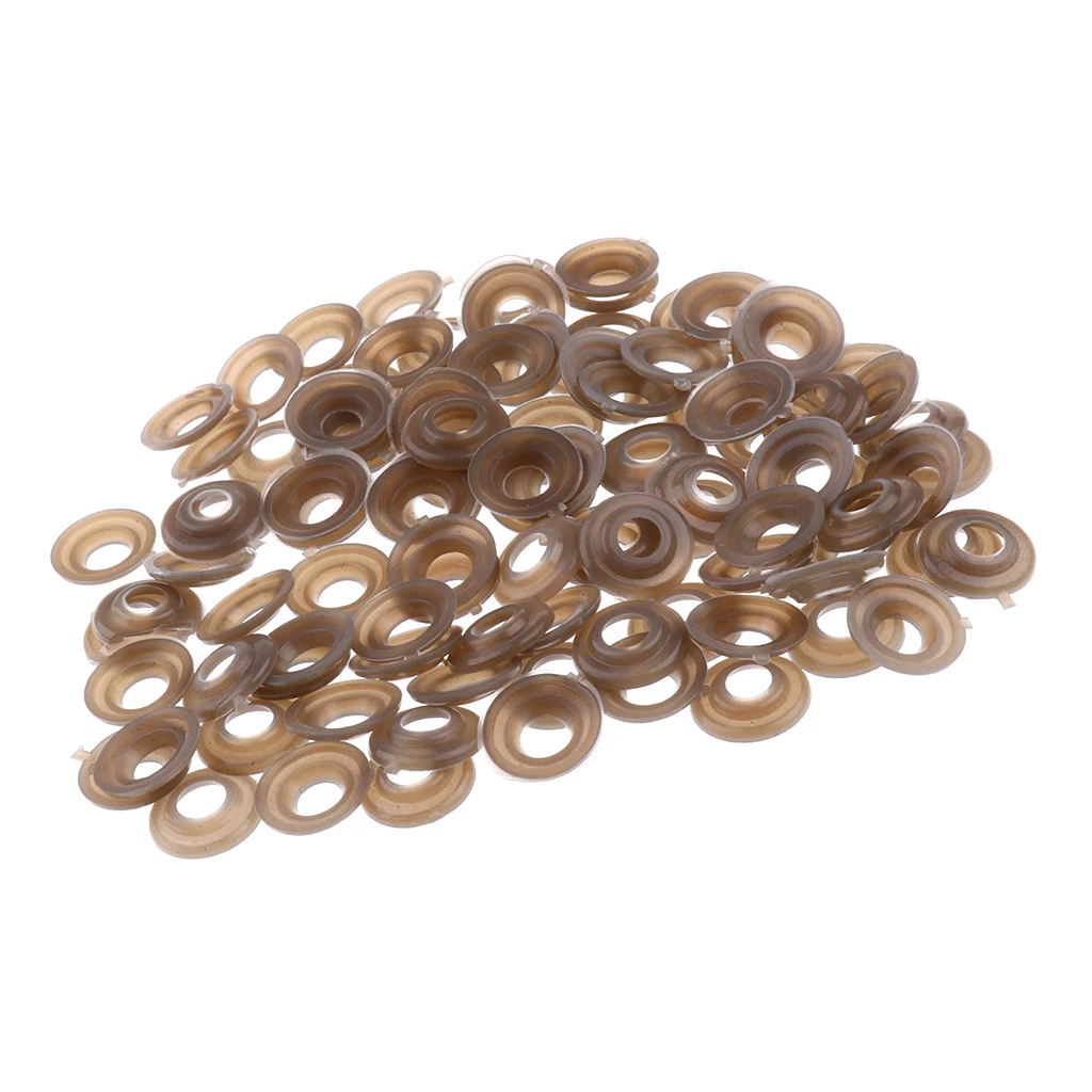 100PCS 15mm Plastic Safety Eyes Washers for DIY Teddy Bear Animal Mask Doll