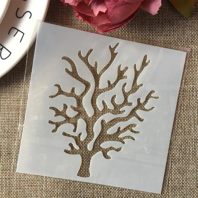 Sea Coral Stencil