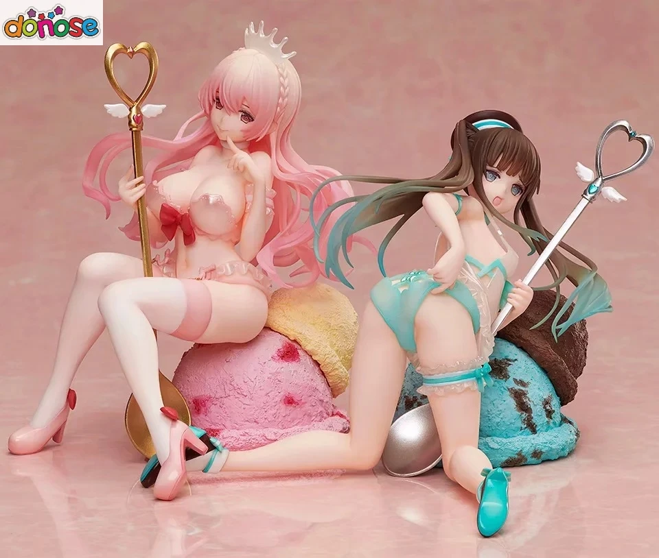 2019 New Native BINDing Tasting Girl Ichigo Milk Choco Mint Figure Anime Sexy Girl PVC Action Figure Model Toys Sexy Figure Doll