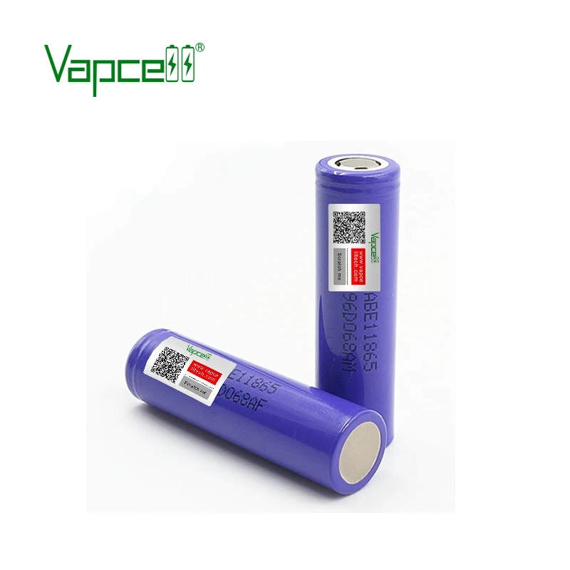 Vapcell original 18650 3200mAh 4.35V rechargeable li-ion battery lithium E1 flat top for power tools flashlight | Электроника