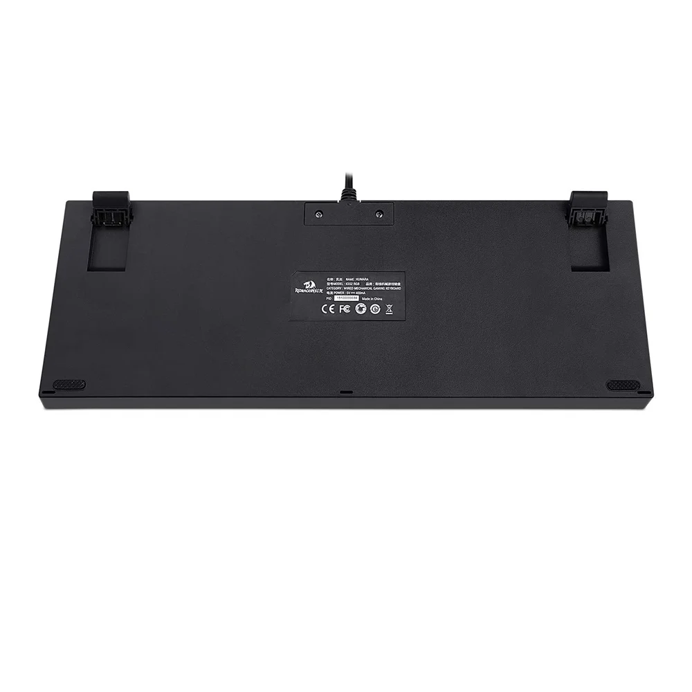 Redragon KUMARA K552 RGB 백라이트 87 키 블루 스위치 유선 기계 게임 키보드 K552RGB PC 게이머 용