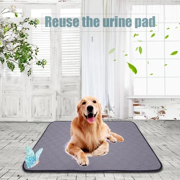 

Pet Urine Mat Pee Pad Animal Rug Waterproof Puppy Cushion Dog Bed Absorbent Washable Travel Environment Protect Reusable Diaper