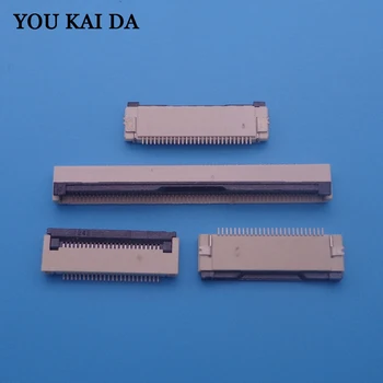 

10PCS FPC Connector socket FFC 0.5MM Clamshell Bottom Contact Type 4P 6P 8P 10P 12P 14P 18P 20P 22P 24P 30P 32P 36P 40P 50P 60P