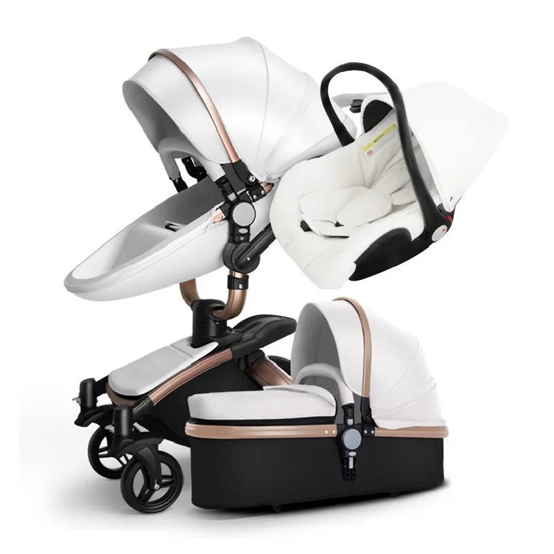 New  Fast shipping! Aulon stroller 3-in-1 car seat and stroller 0-3 years old European import 3-in-1 str 